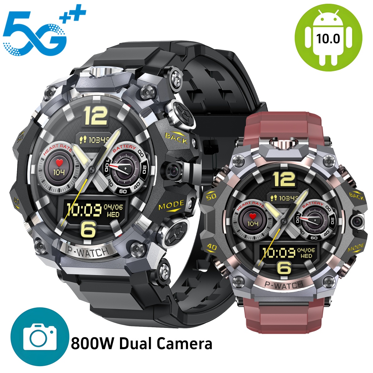 Seaweed Snack - Q668 Smartwatch Android 10.0 1.95 inch