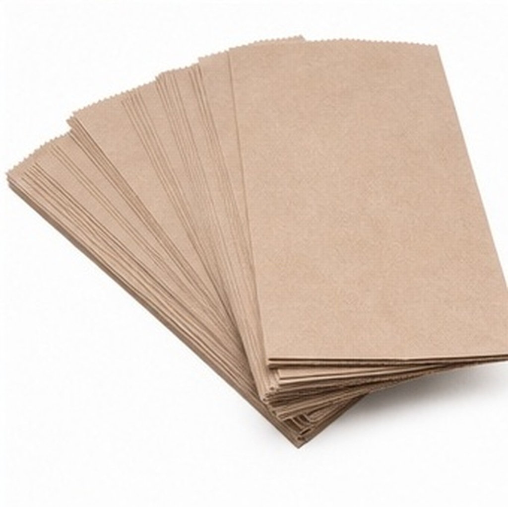 Cookies Pack - 100 stuks afhaalverpakkingen van kraftpapier, vierkante
