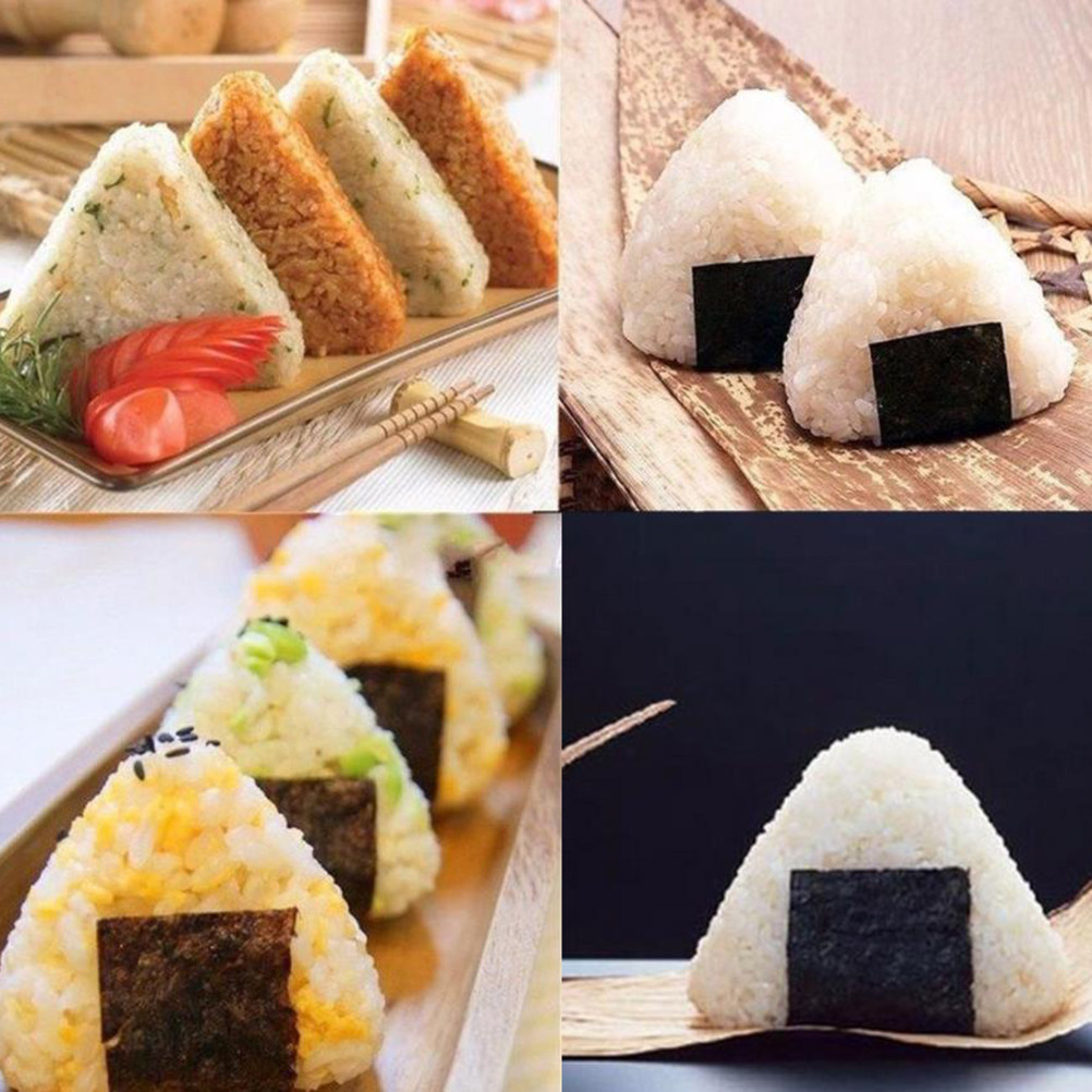 Seaweed Snack - 2-delige set driehoekige rijstvormen, voedselveilige kunststof