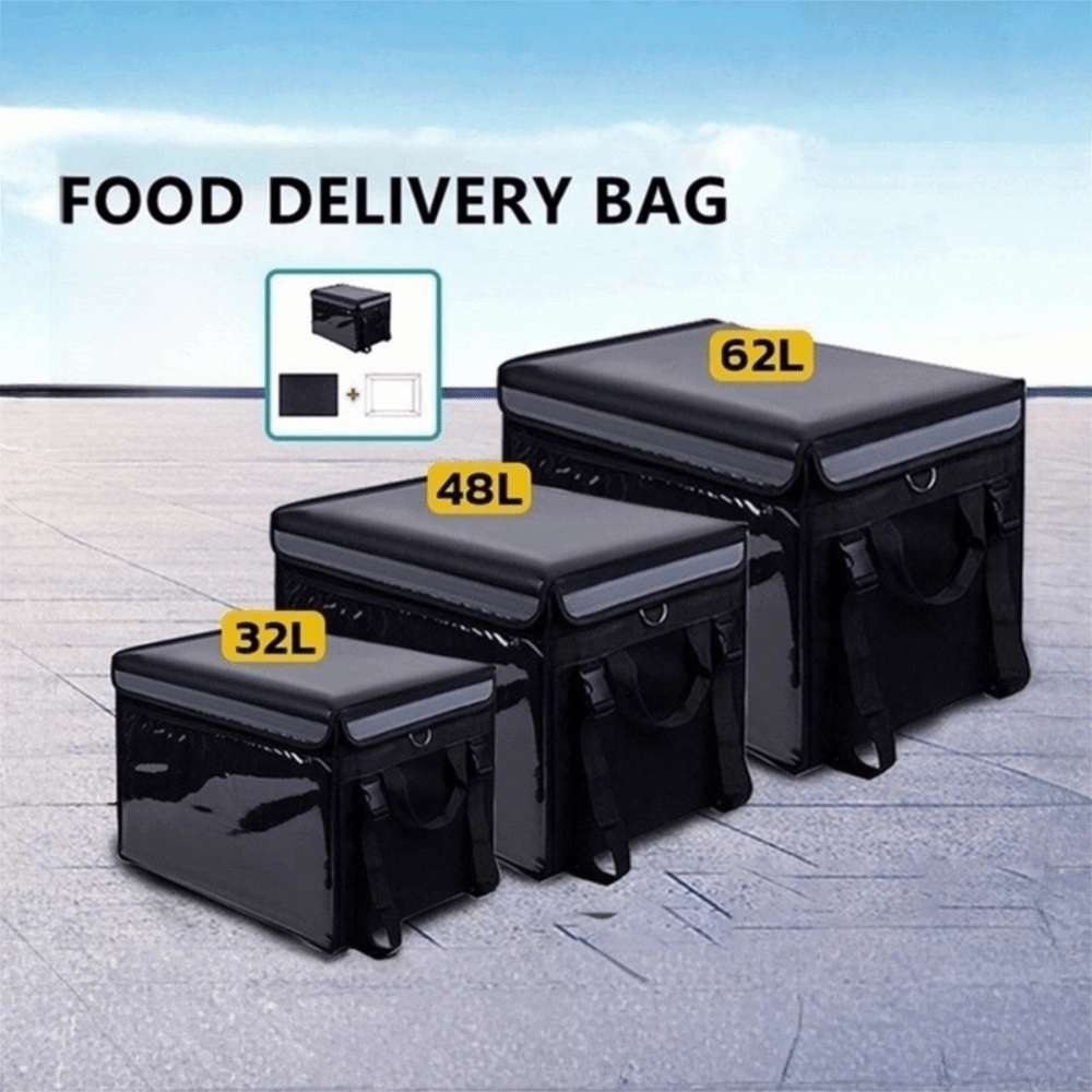 Food Snacks Delivery - Waterdichte voedselbezorgtas van Oxford-stof met aluminiumfolie,