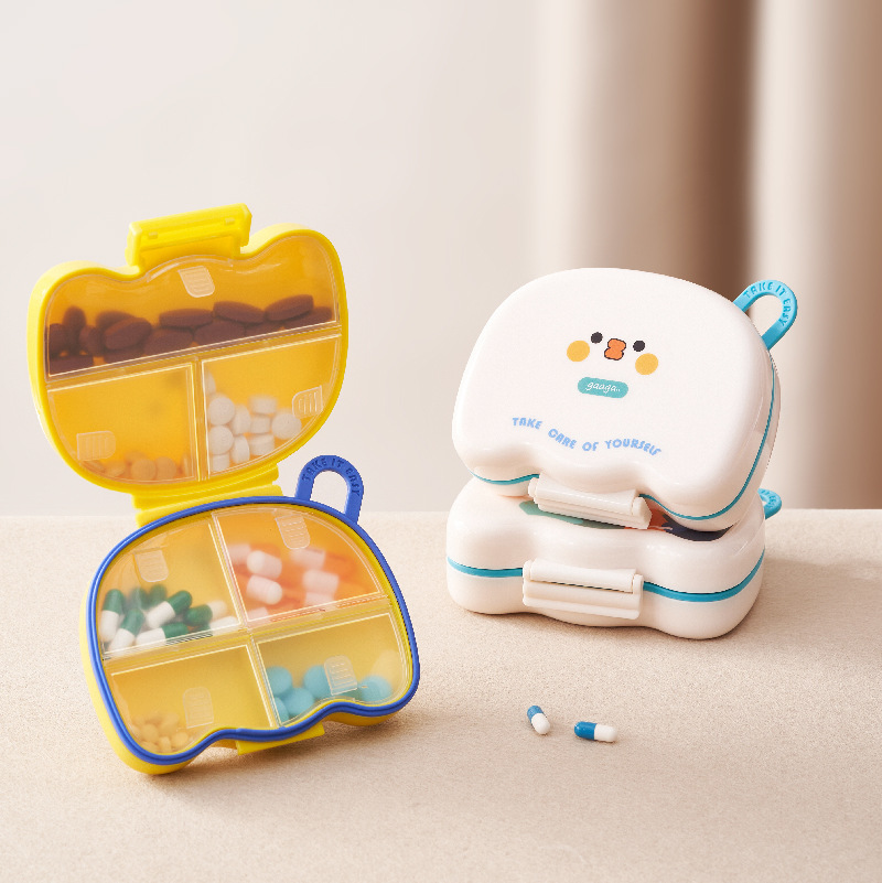 Seaweed Snack - Draagbare Mini Multi-grid Geneeskunde Box Persoonlijke