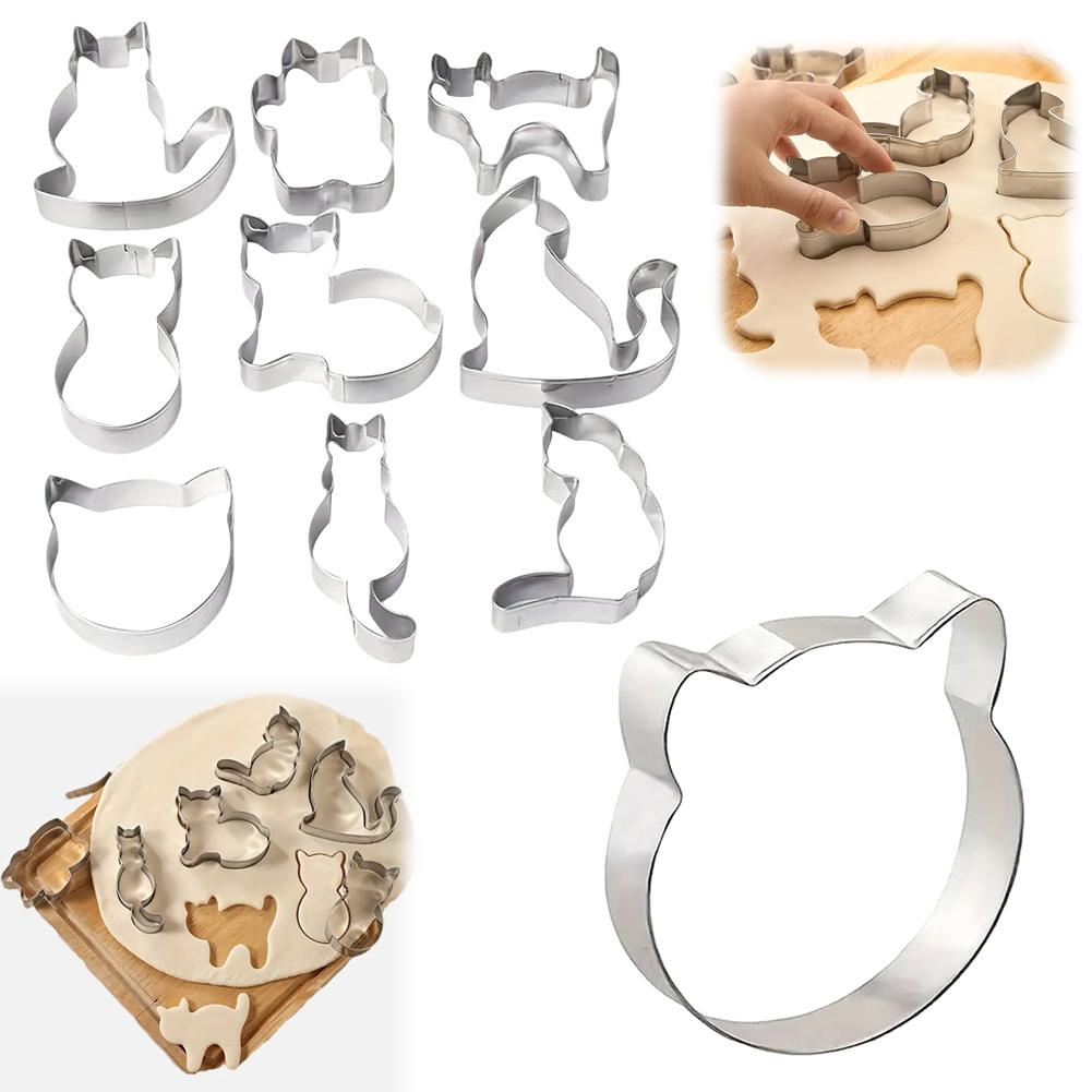 9 Stuks Kat Cookie Cutters Set - Cookies Pack recensie en prijs