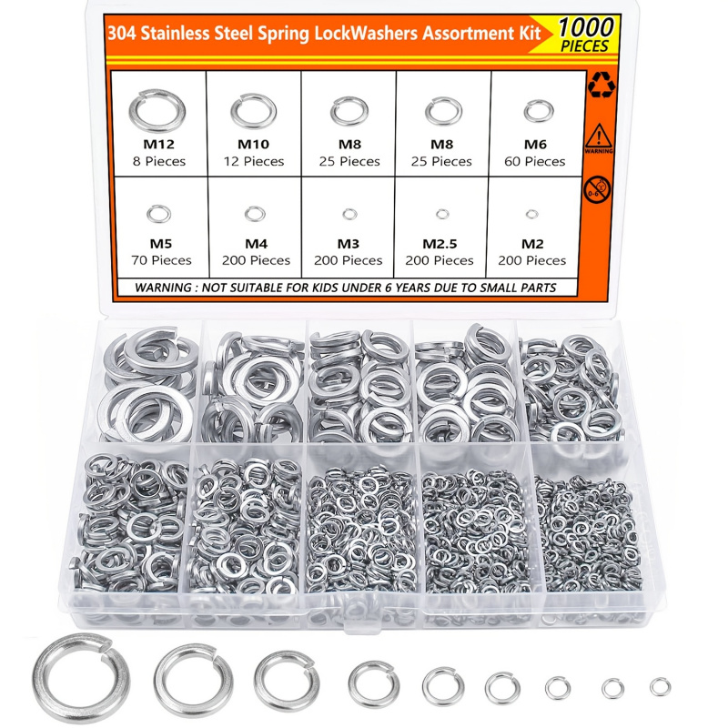 1000 stuks M2 M2.5 M3 M4 M5 M6 - Nuts Mix recensie en prijs